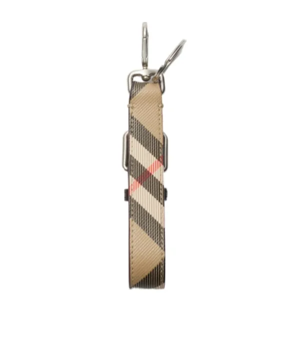 Burberry Checked Buckle Detailed Keychain