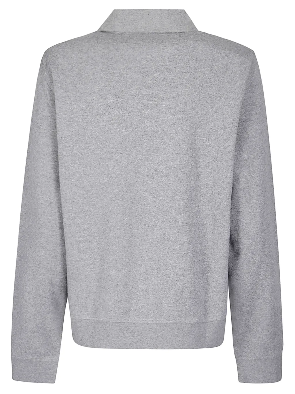 Collared Long-Sleeve Polo Shirt