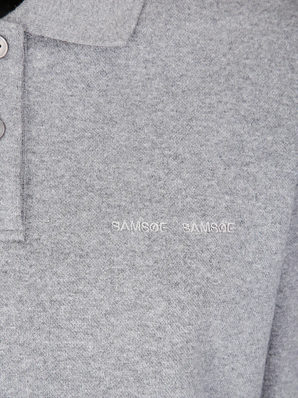 Collared Long-Sleeve Polo Shirt
