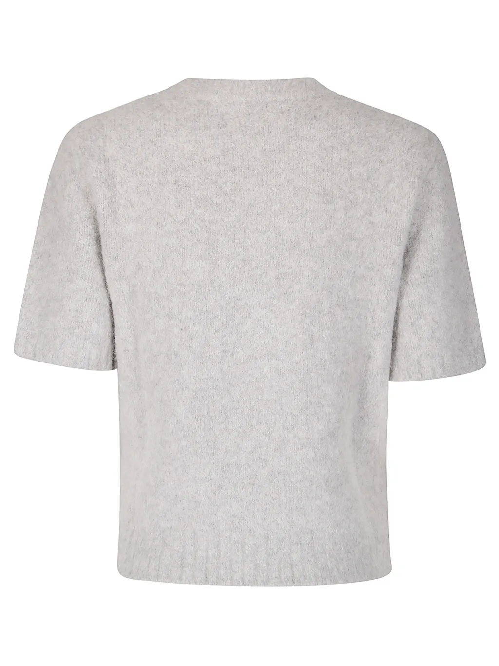 Crew Neck Short-Sleeved Sweater