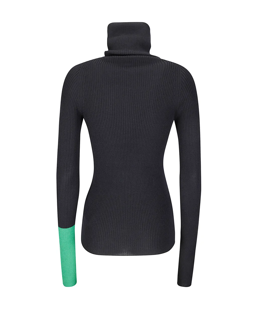 Long-Sleeved Knitted Sweater