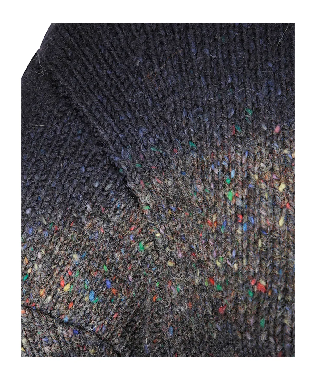 Sacai Garment Dye Short Sleeved Knitted Pullover