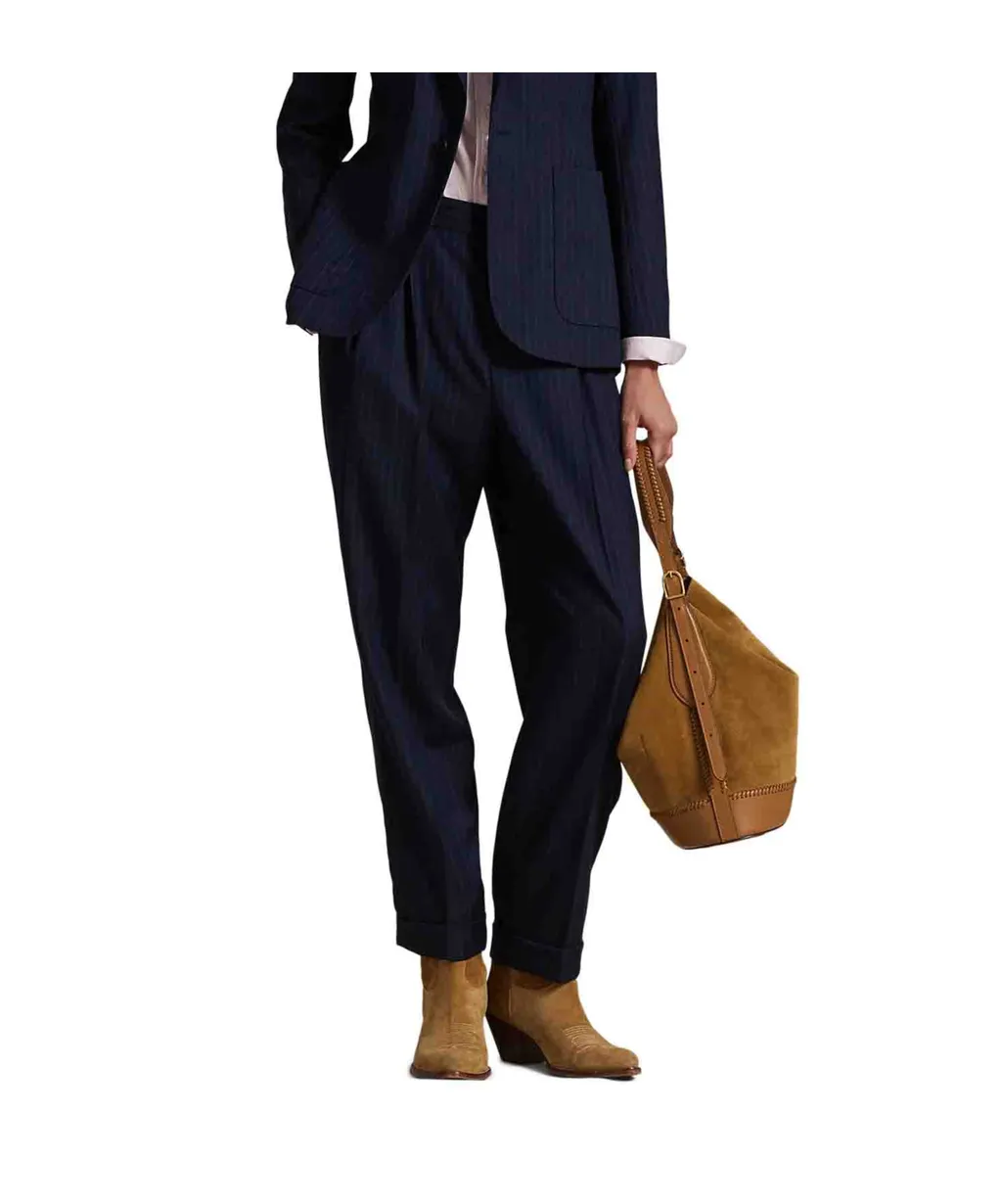 Pinstriped Trousers