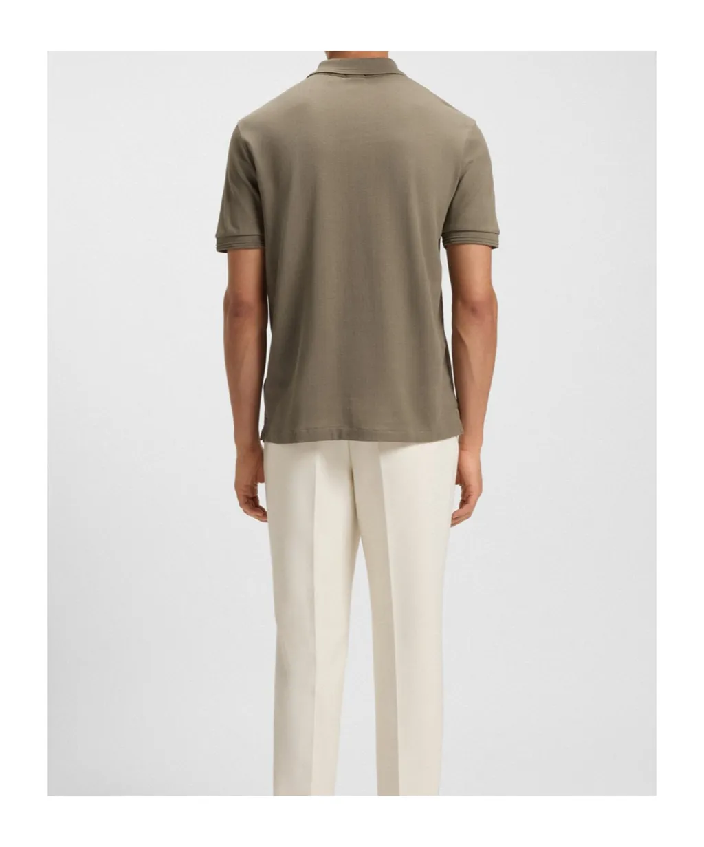 Parlay 240 Button Herringbone Polo Shirt