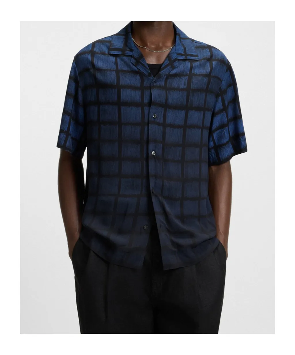 Checked Short-Sleeve Shirt