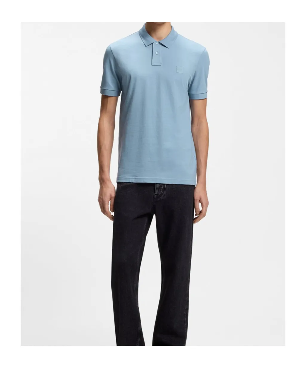 Collared Short-Sleeved Polo Shirt