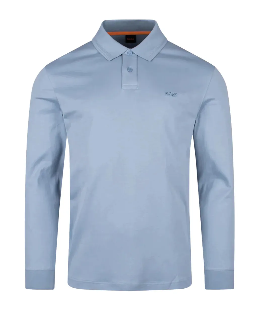 Long-Sleeved Polo Shirt
