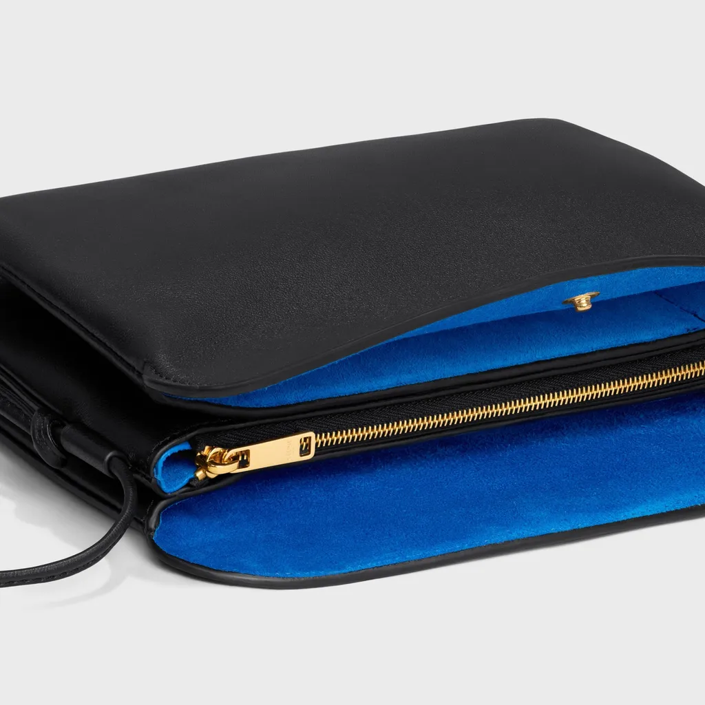 Trio Flap In Smooth Lambskin