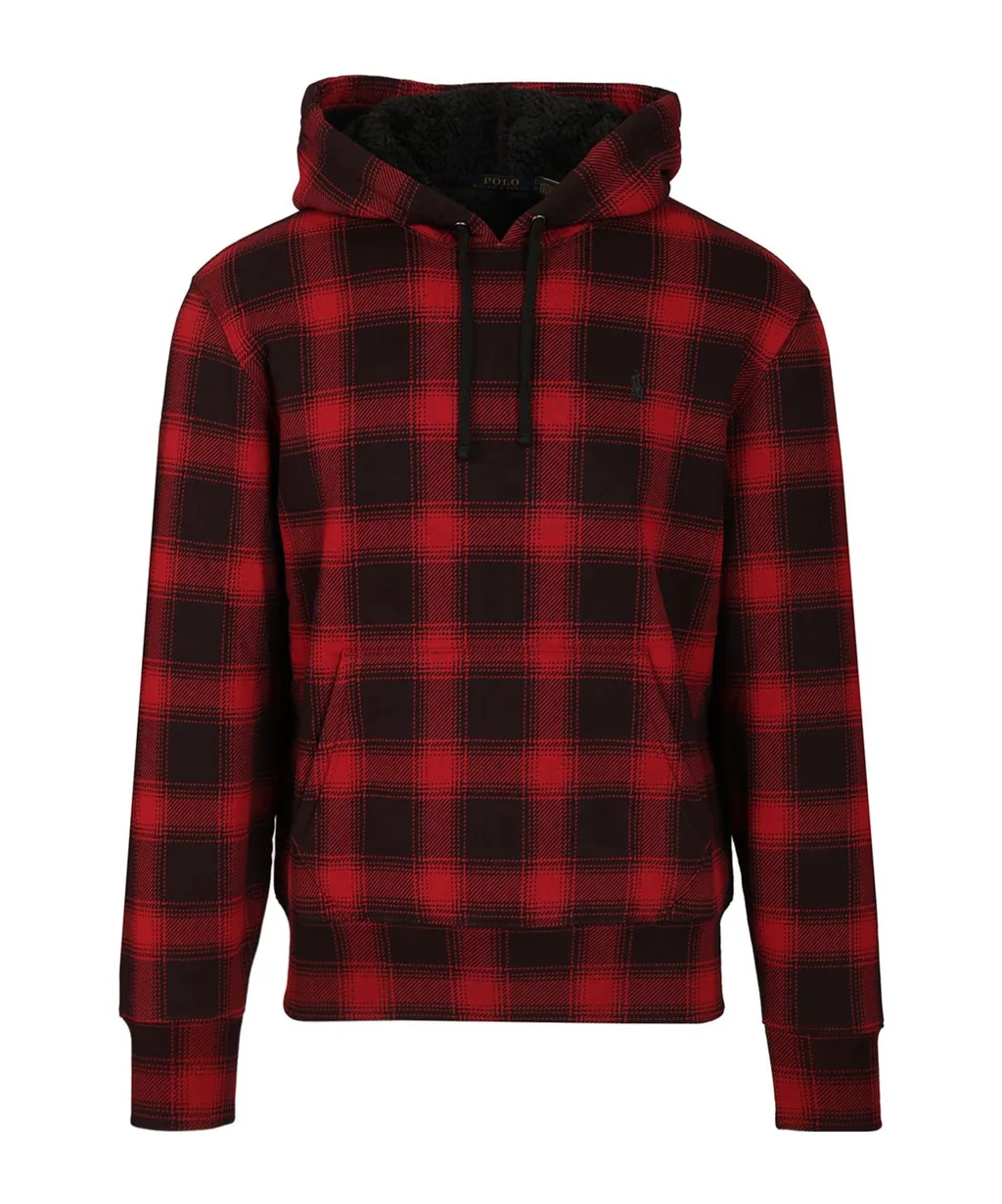 Polo Ralph Lauren Checked Fleece Hoodie
