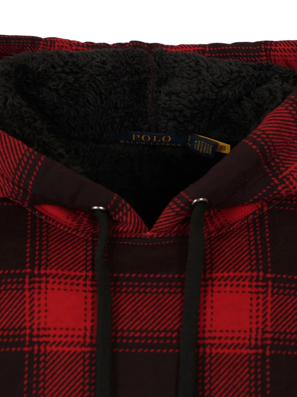 Polo Ralph Lauren Checked Fleece Hoodie