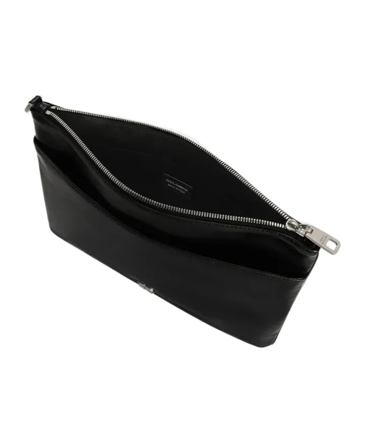 Dolce & Gabbana Logo Plaque Clutch Bag