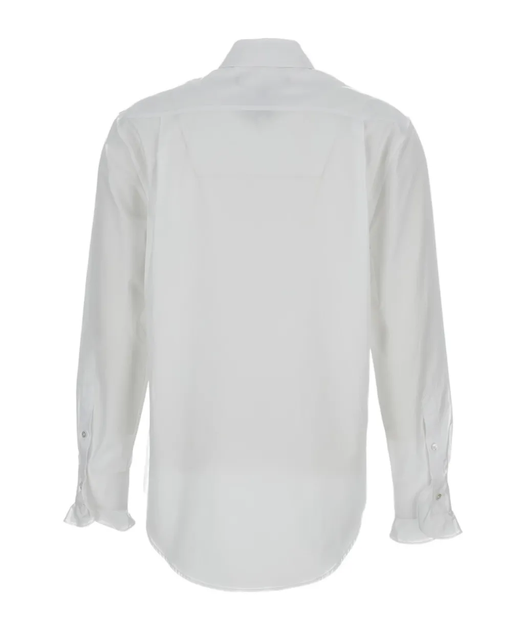 Ralph Lauren Collection Keara Ruffle-Trim Broadcloth Shirt