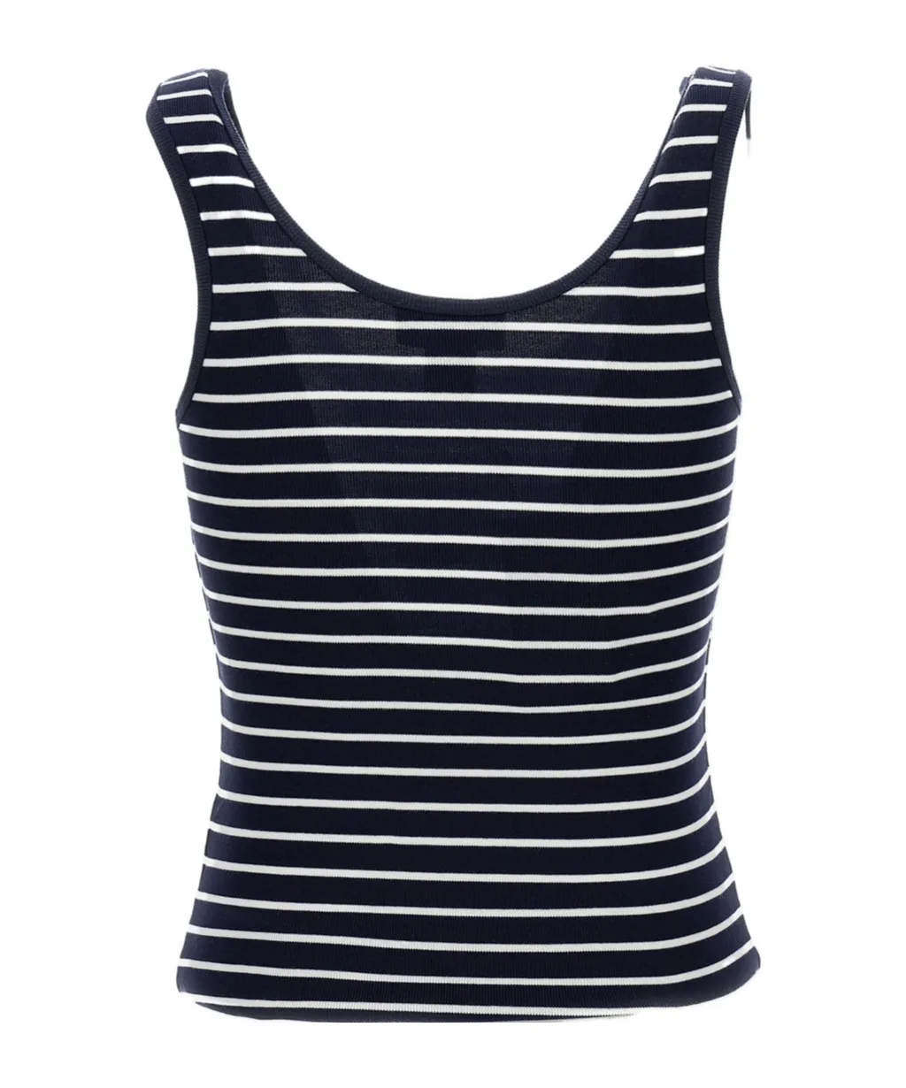 Ralph Lauren Striped Ribbed Top