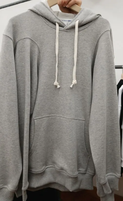 Comme Des Garcons Long-Sleeved Drawstring Hoodie
