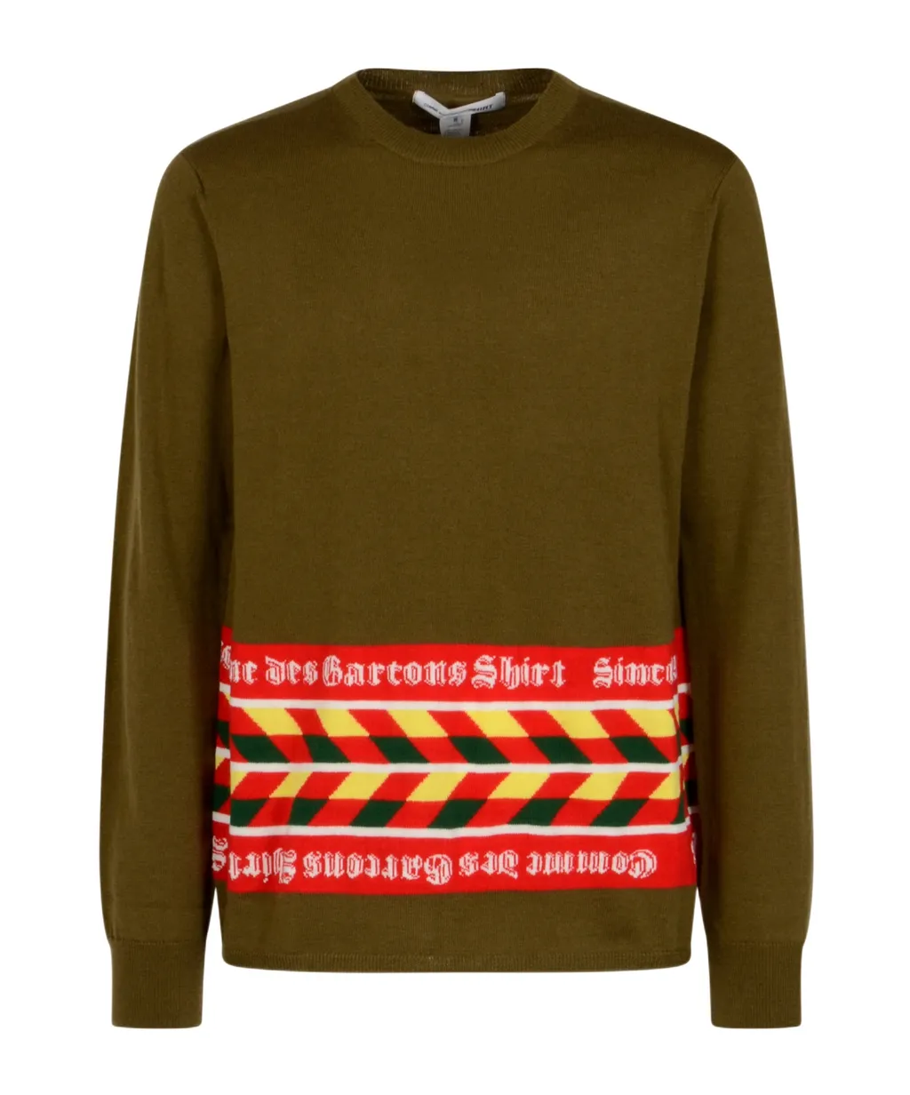 Comme Des Garcons Shirt Long-Sleeved Crewneck Jumper
