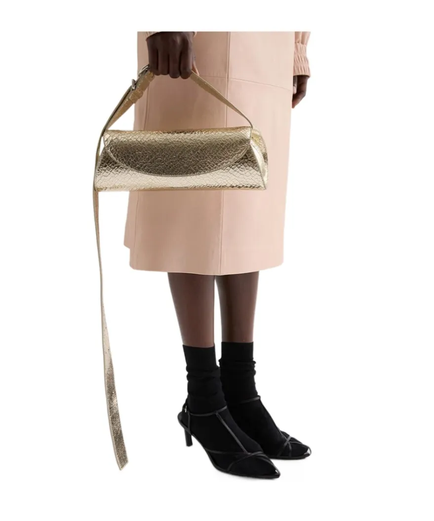 Jil Sander Logo Lettering Shoulder Bag