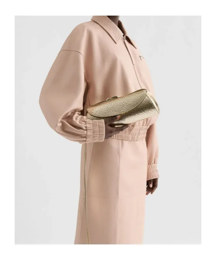 Jil Sander Logo Lettering Shoulder Bag