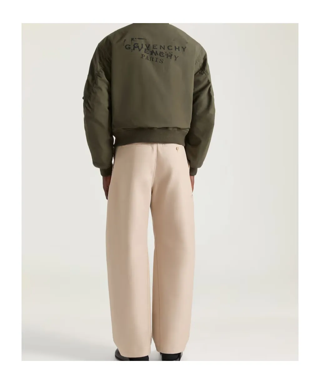 Givenchy Couture Seam Zip-Up Bomber Jacket