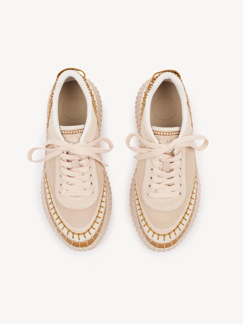 Chloé Nama Lace-Up Sneakers