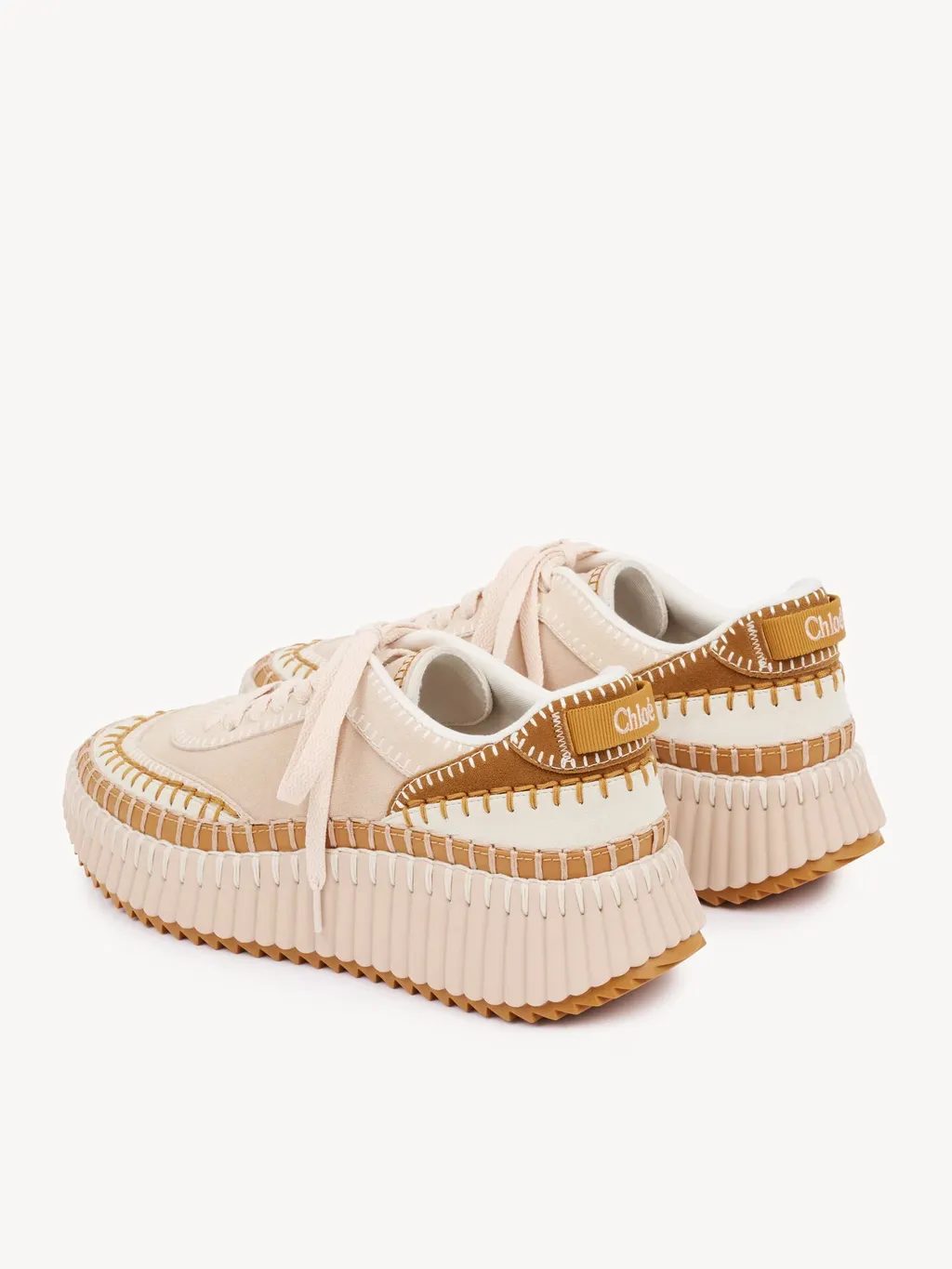 Chloé Nama Lace-Up Sneakers