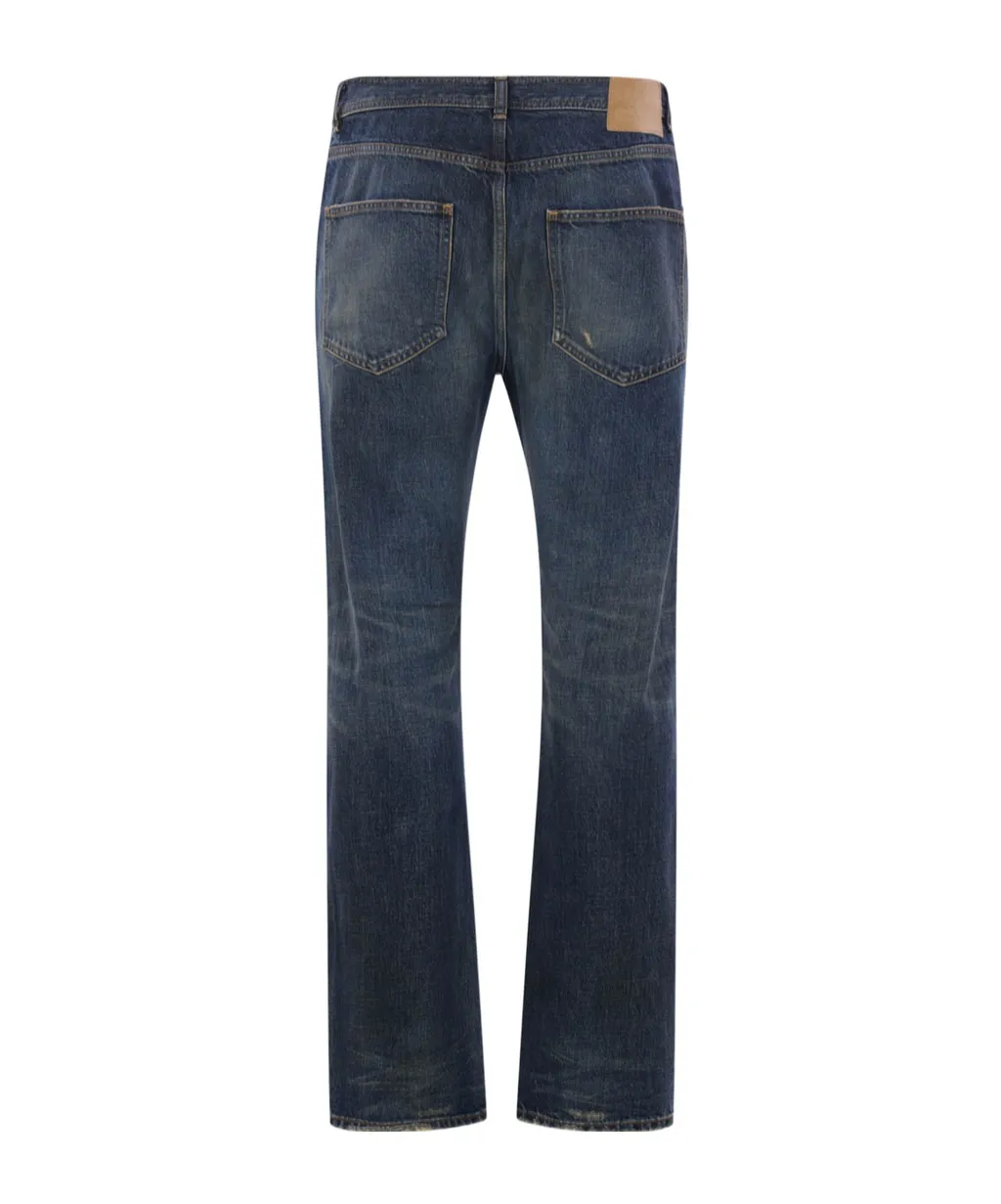 Enfants Riches Dprims Distressed Straight-Leg Jeans