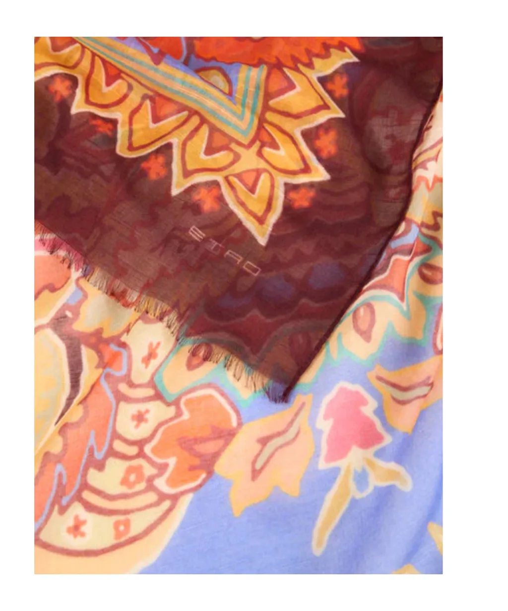 Etro Pattern-Printed Scarf