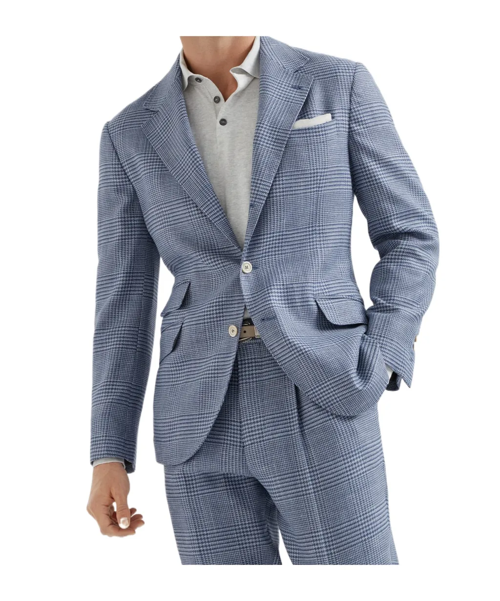 Brunello Cucinelli Checked Jacket