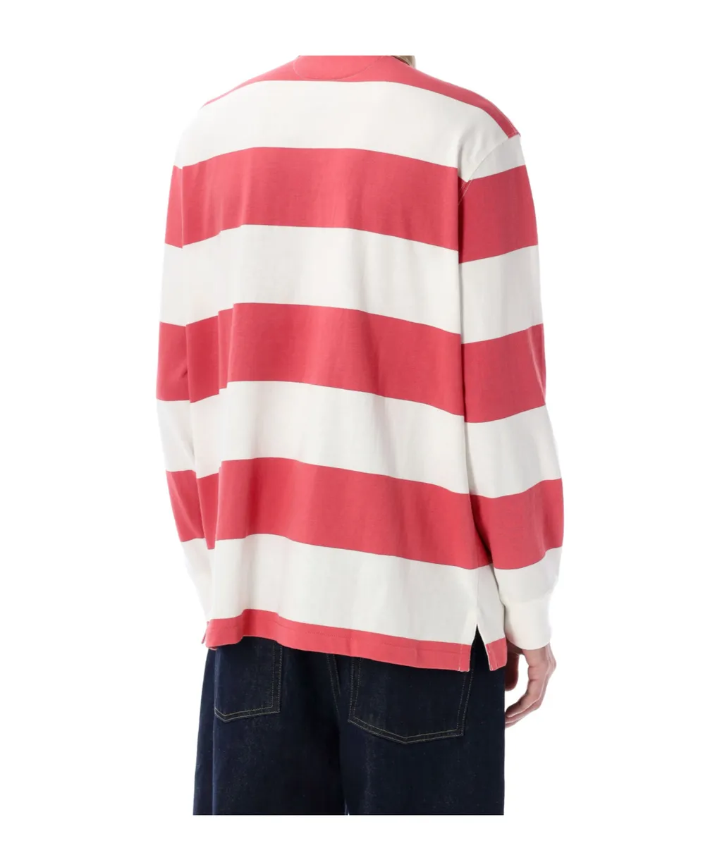 Polo Ralph Lauren Logo Embroidered Striped Polo Shirt