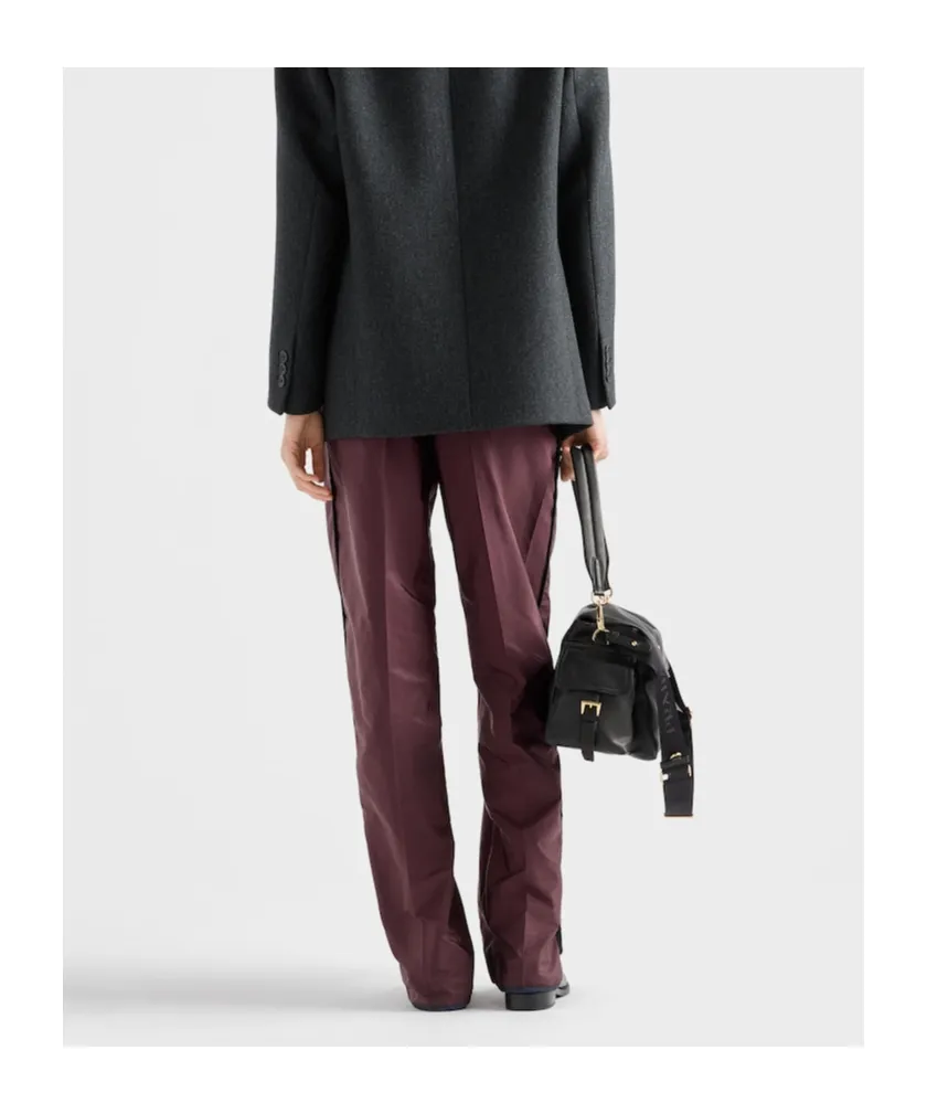 Prada Triangle-Logo Elasticated Waistband Pants