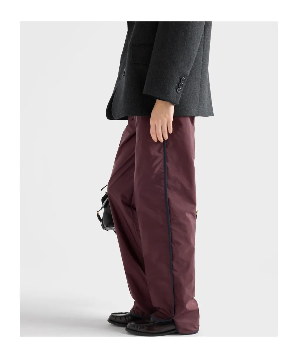 Prada Triangle-Logo Elasticated Waistband Pants