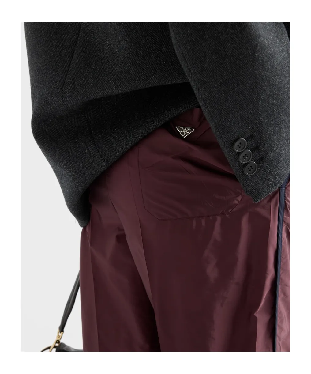 Prada Triangle-Logo Elasticated Waistband Pants