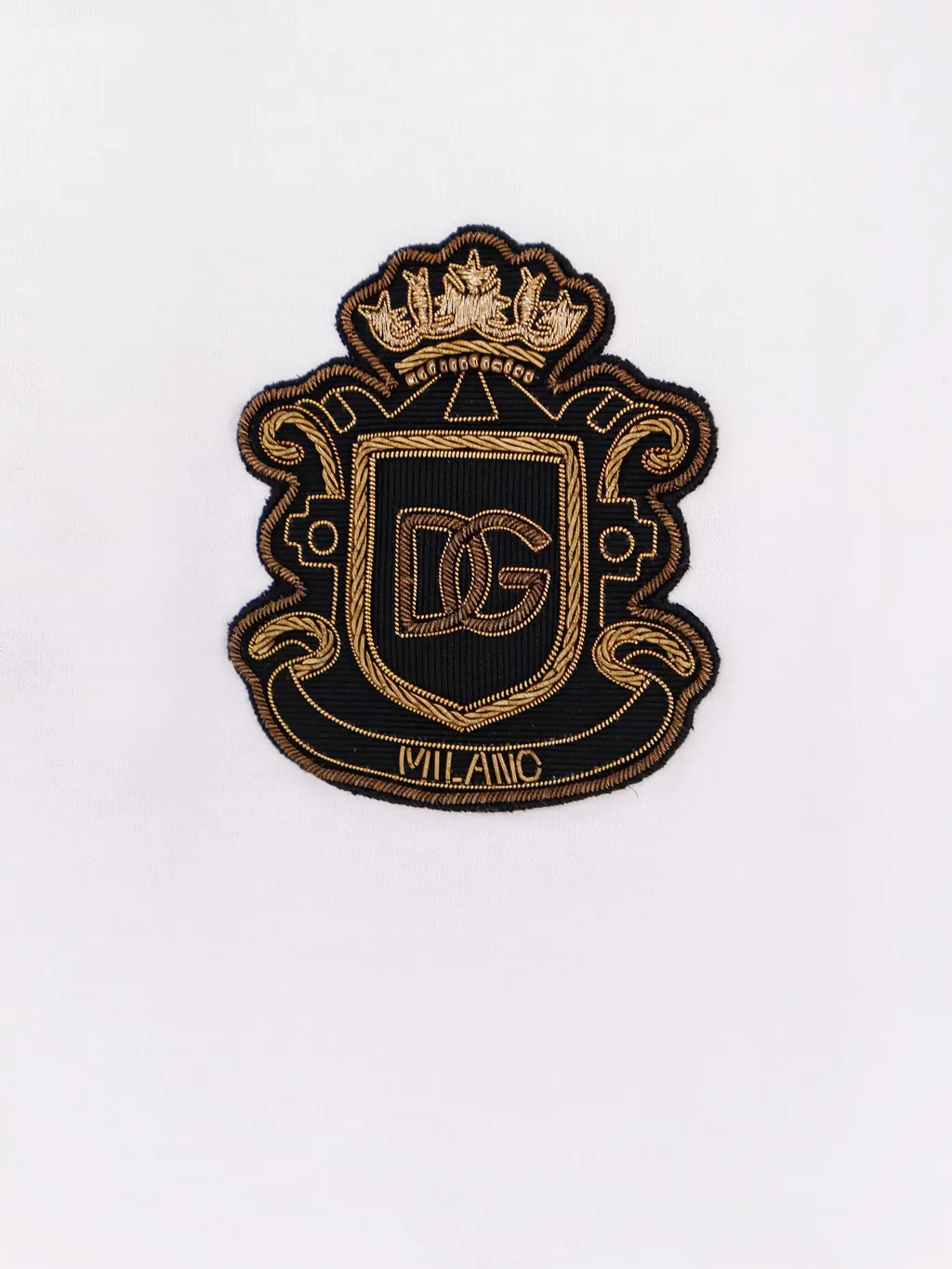 Dolce & Gabbana Heraldic Patch Short-Sleeved T-Shirt