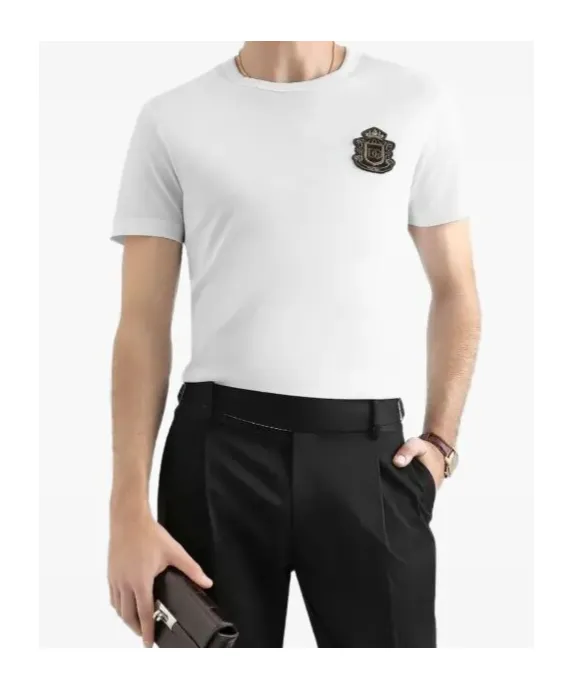 Dolce & Gabbana Heraldic Patch Short-Sleeved T-Shirt