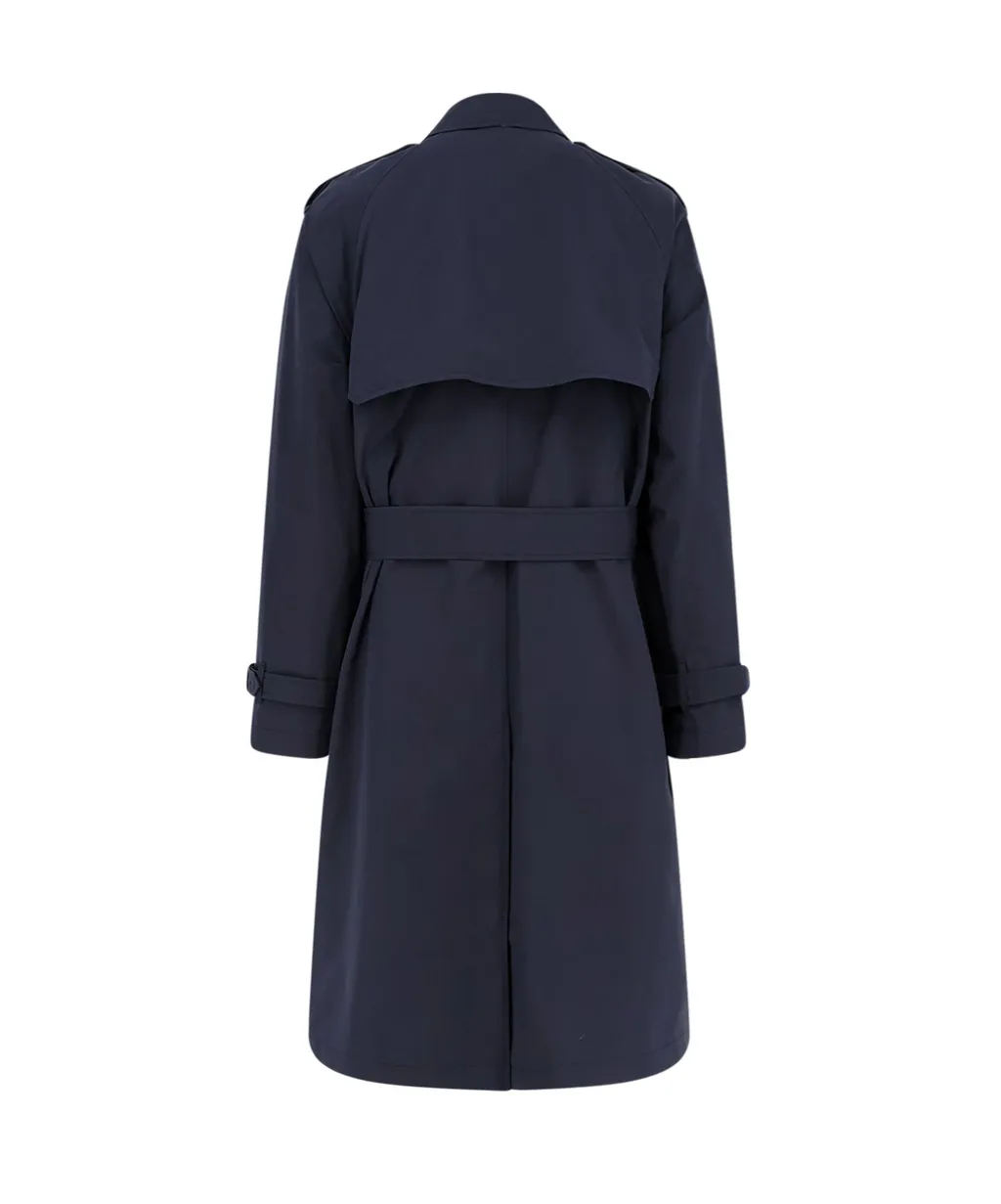 Burberry Double Breasted Belted Trench Coat