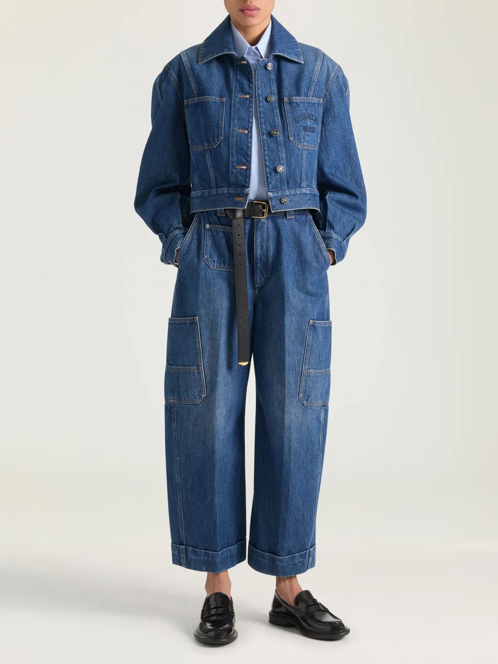 Givenchy Cropped Denim Jacket