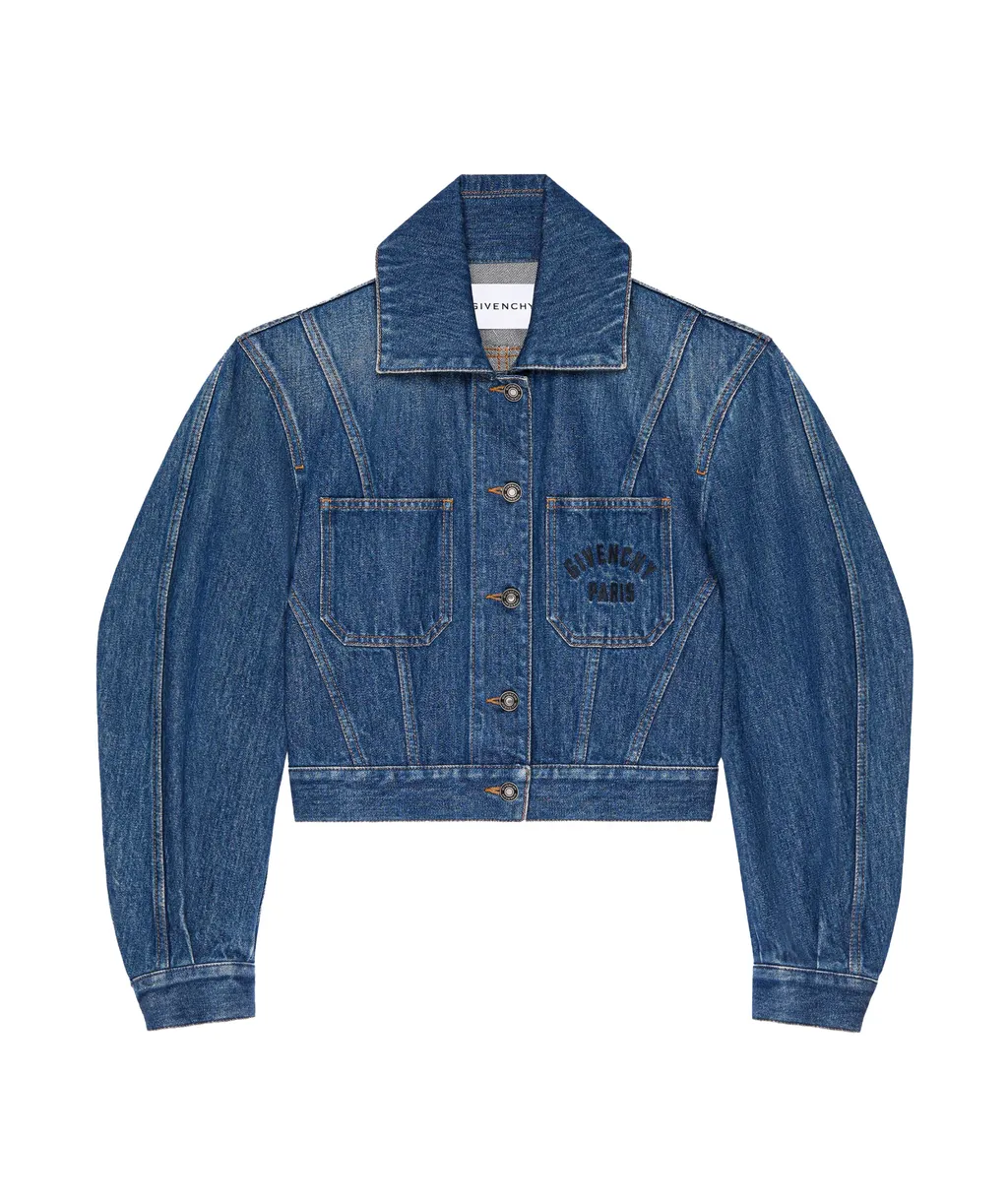 Givenchy Cropped Denim Jacket