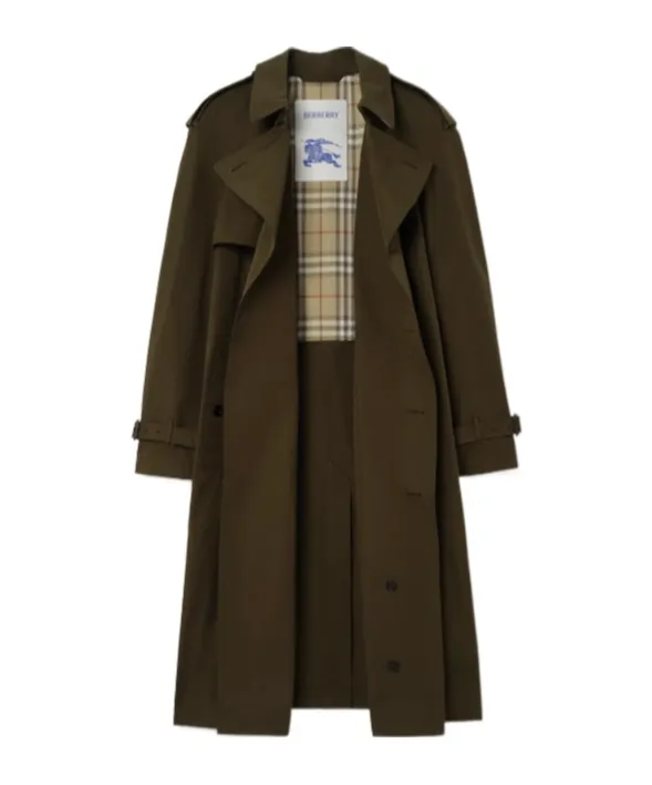 Long Lightweight Cotton Trench Coat