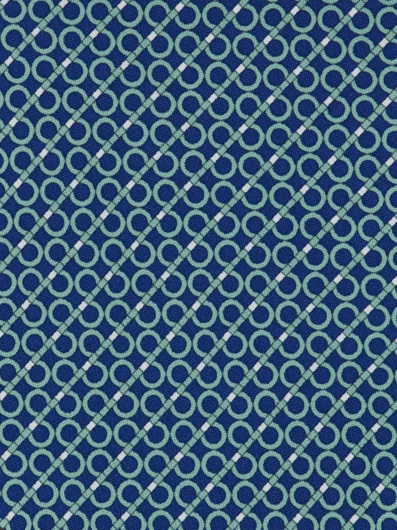 Gancini Regimental Print Silk Tie