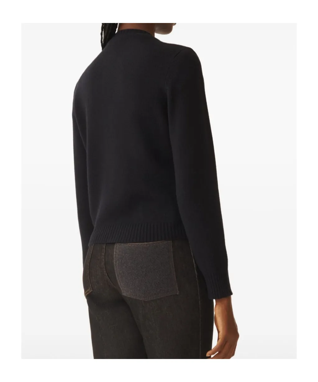 Long-Sleeved Knitted Cardigan
