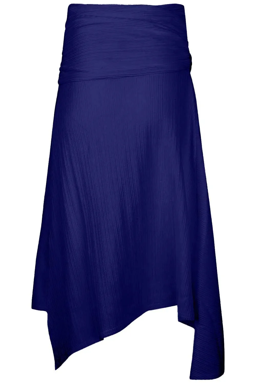 Front-Split Midi Skirt