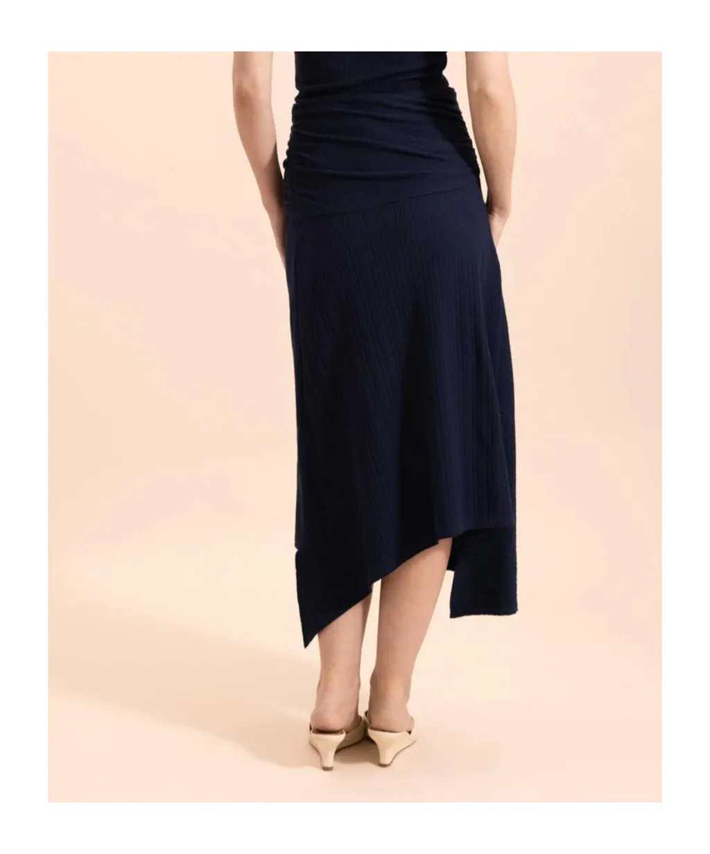 Front-Split Midi Skirt