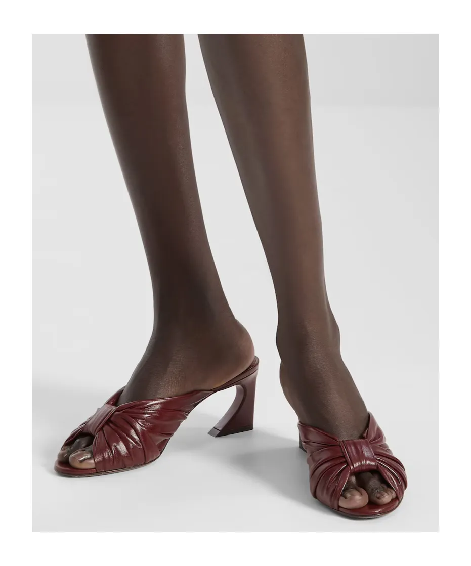 Fendi Arco Bow Embellished Sandals