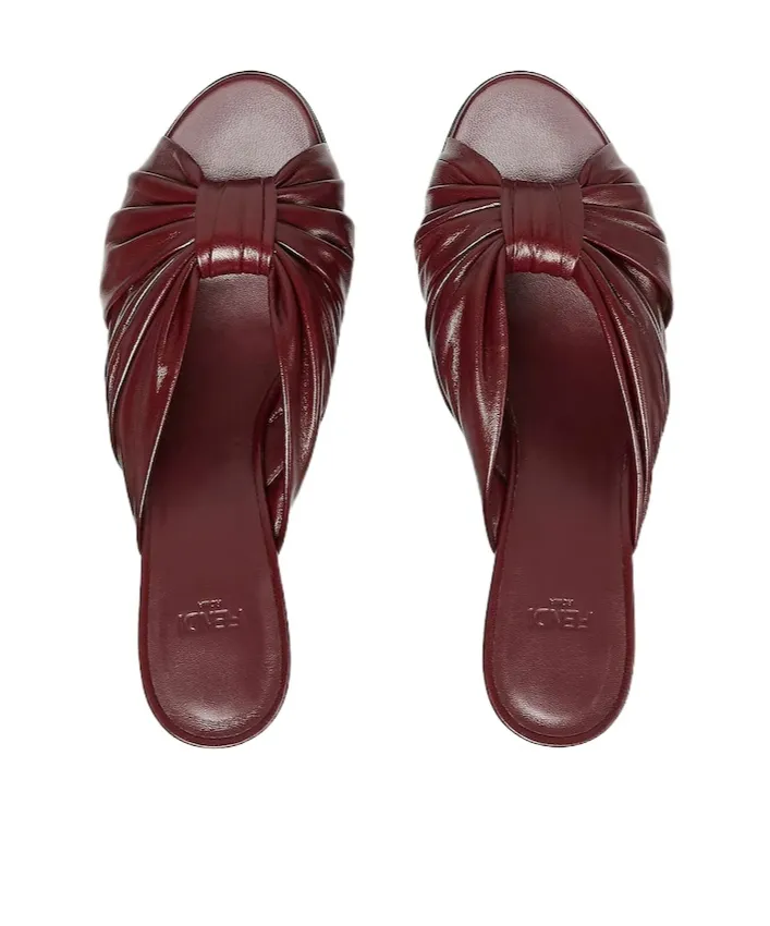 Fendi Arco Bow Embellished Sandals