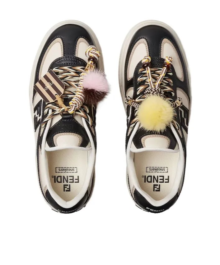 Fendi Match Low-Top Platform Sneakers