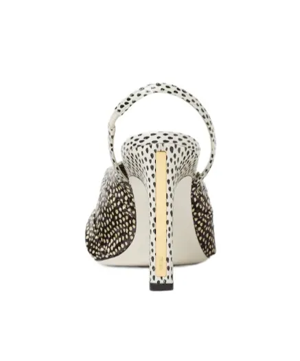 Fendi Arco Printed Slingback High-Heel Sandals