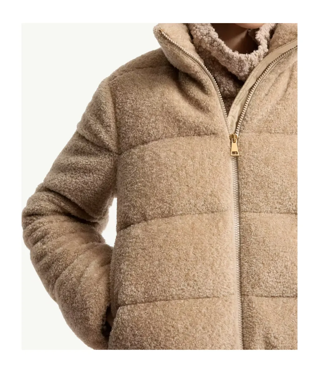 Moncler Cedre Teddy Short Down Jacket