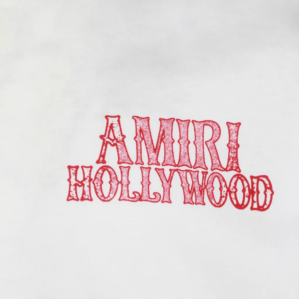 Amiri Logo Hollywood Printed Oversized T-Shirt