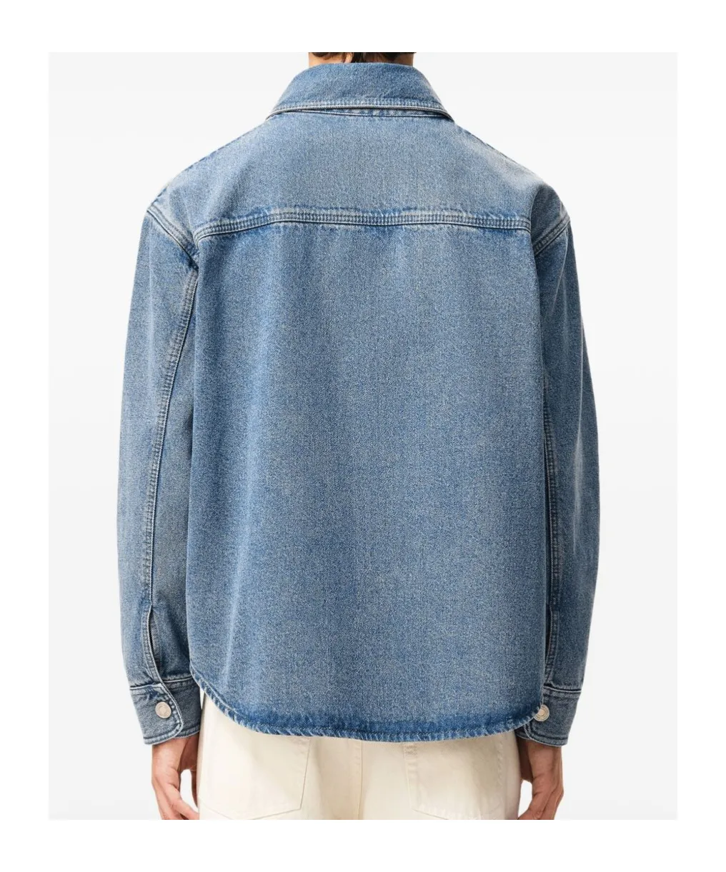 Ami Long Sleeved Denim Overshirt