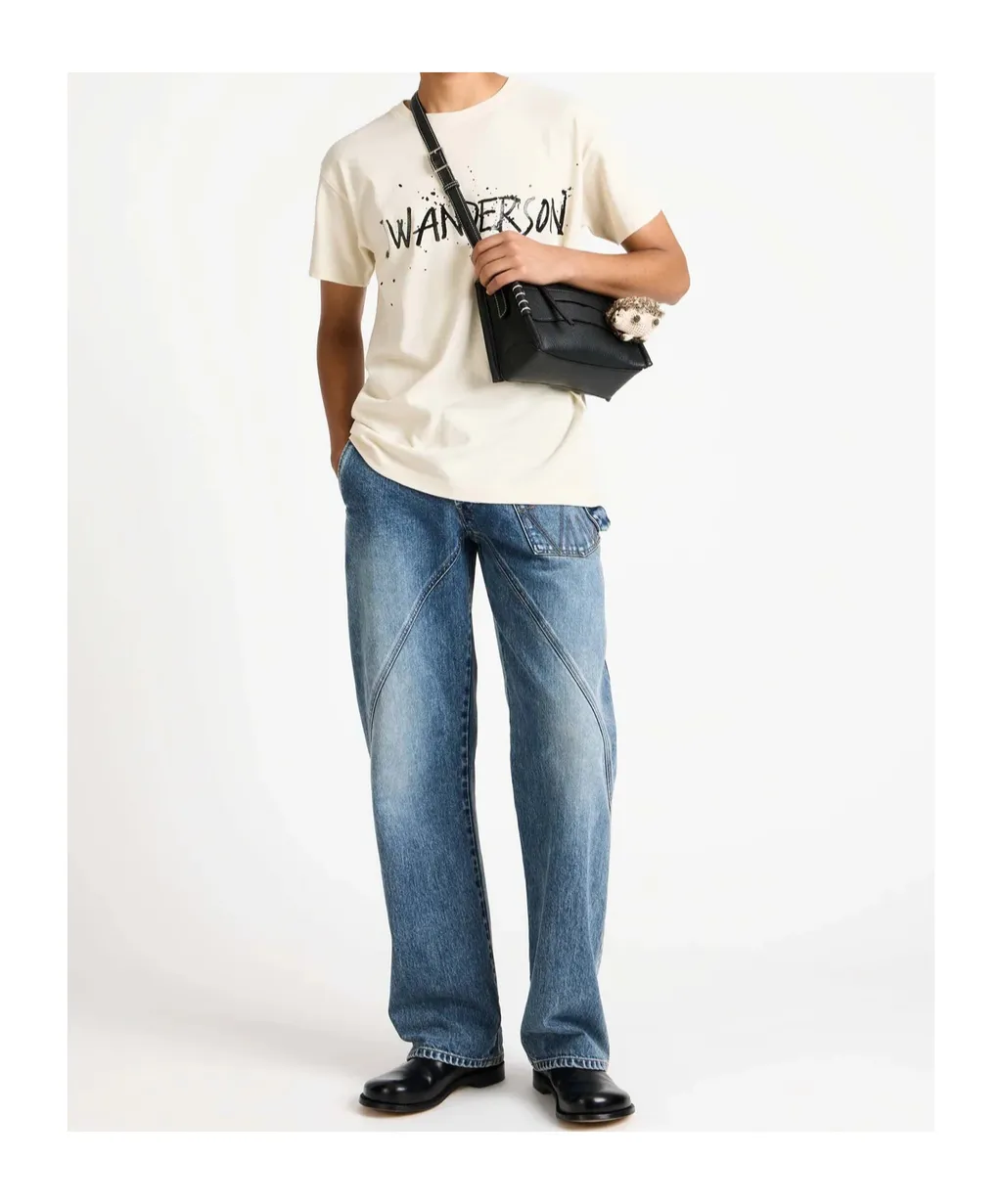 Jw Anderson Logo Printed Crewneck T-Shirt