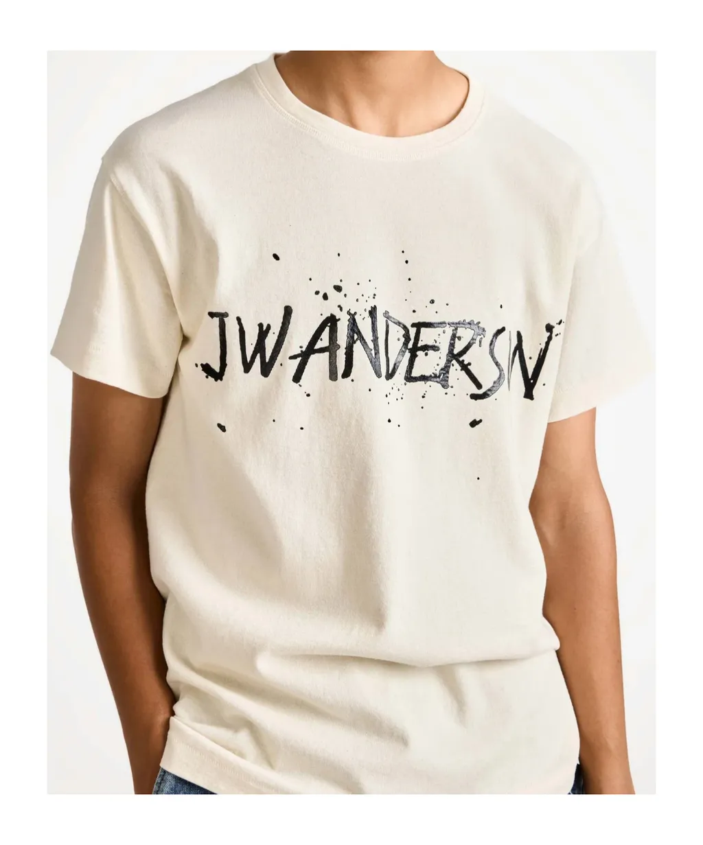 Jw Anderson Logo Printed Crewneck T-Shirt